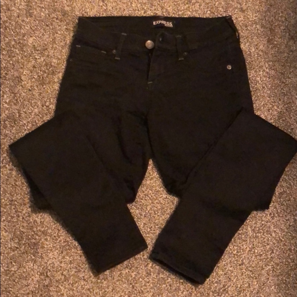 Express black jeans